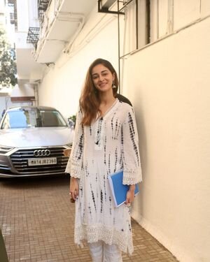 Ananya Panday - Photos: Celebs Spotted Outside Dharma Office In Khar