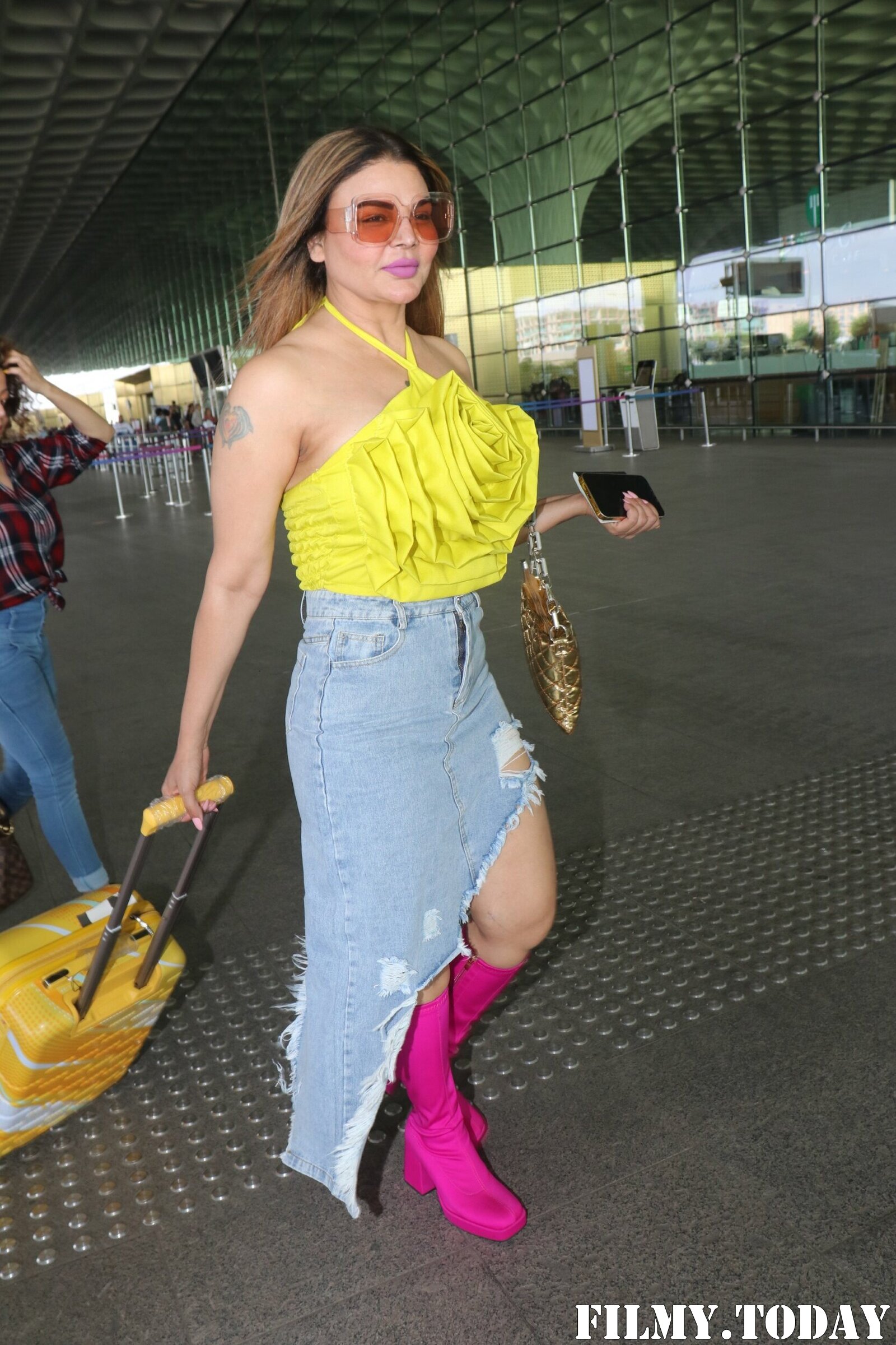 Rakhi Sawant - Photos: Celebs  Spotted At Airport | Picture 1922752